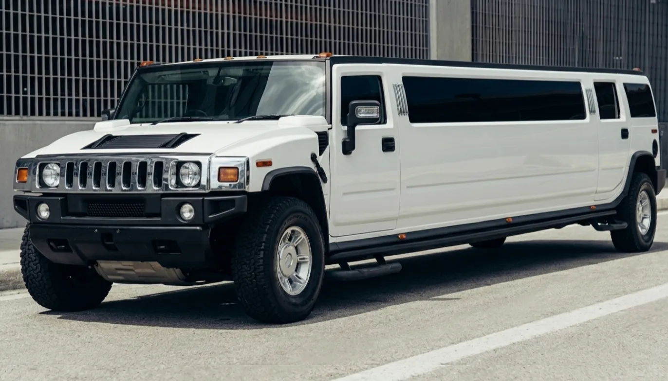 White Hummer Limousine