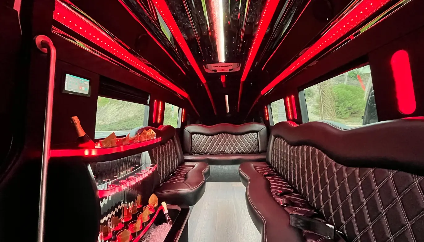 Mercedes Sprinter Limo Interior