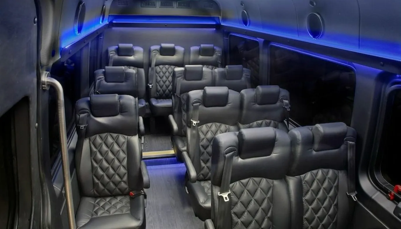 Mercedes Sprinter Shuttle Interior